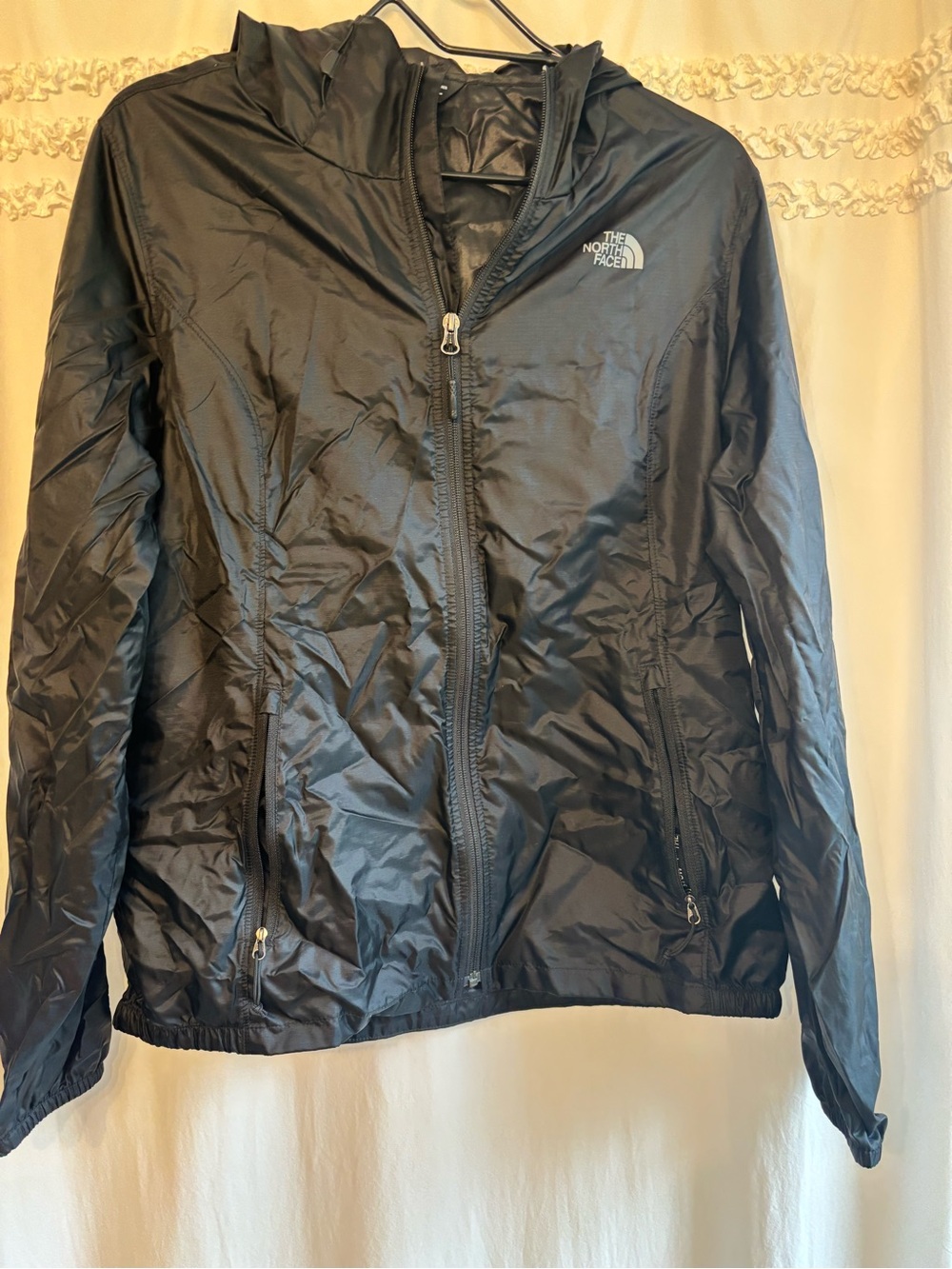 The North Face Women's Black Hooded Lightweight Jacket